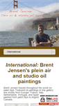 Mobile Screenshot of brentjensenart.com
